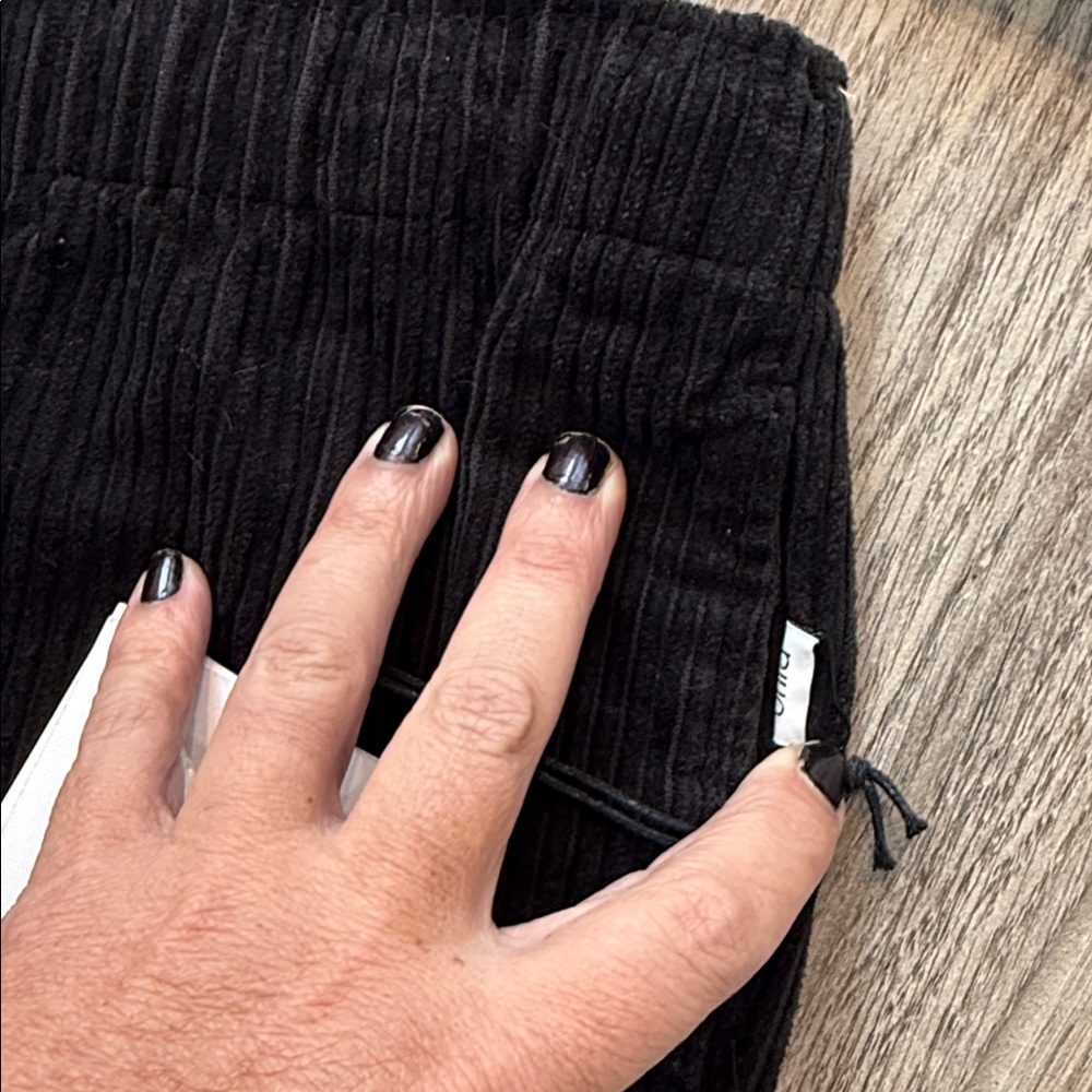 Onia Men Jumbo Corduroy Pull on Pants Black Men XL MSRP $135 NWT - Picture 8 of 11